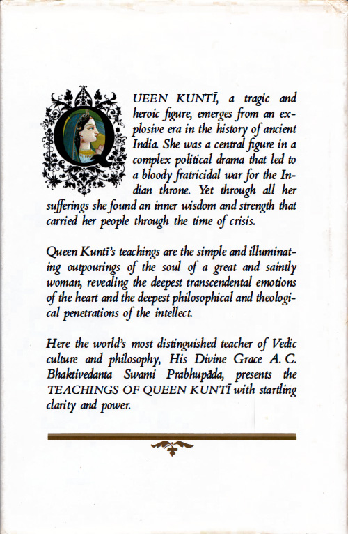 Teachings of Queen Kunti cover