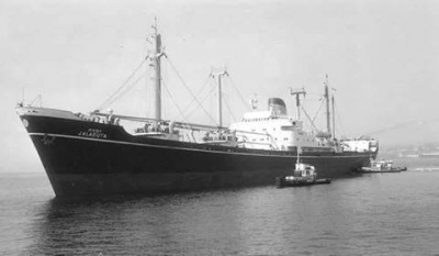The Jaladuta ship which brought Srila Prabhupada to the USA in 1965